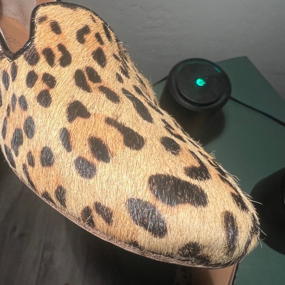 J Crew Leopard print suede flat slip on, size 7 - Picture 9 of 11